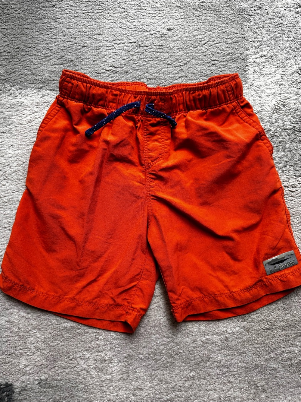 L.L. Bean Bright Orange Kids' Pull-On Shorts